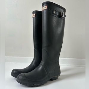 Tall Hunter Boots and never worn sock inserts